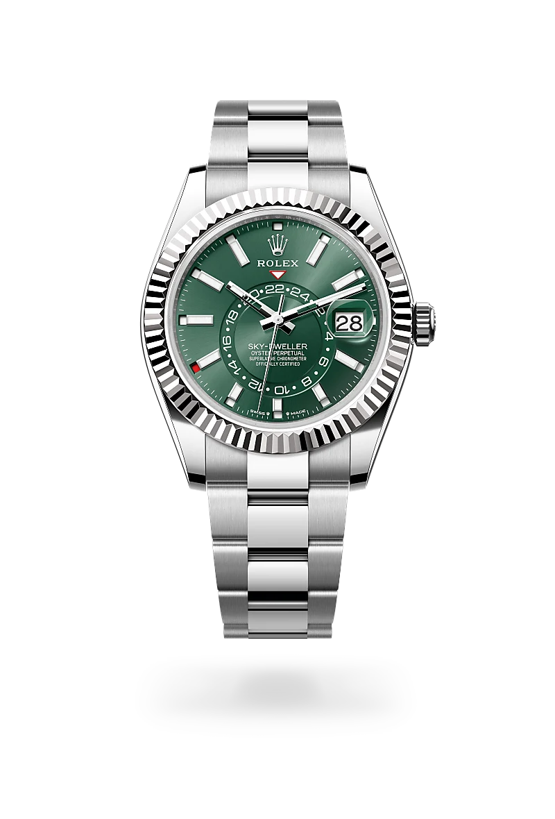 Rolex Sky-Dweller Oyster, 42 mm, Oystersteel and white gold