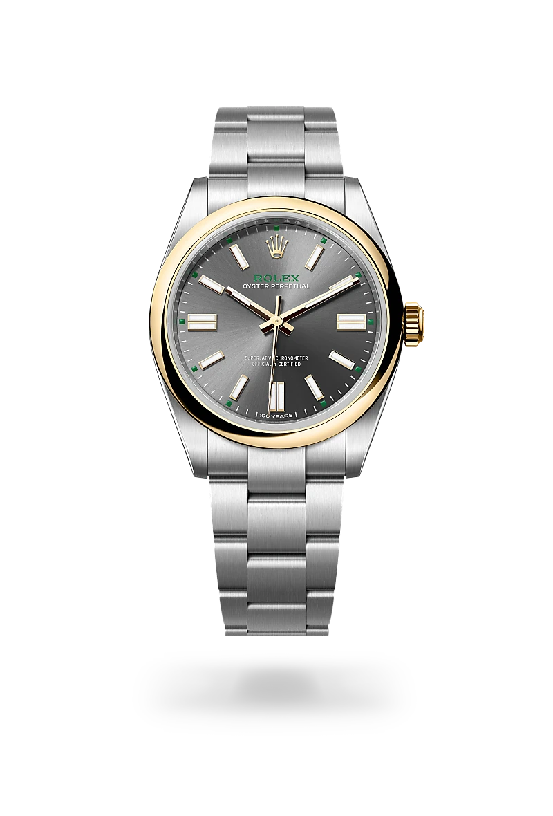 Rolex Oyster Perpetual 41 Oyster, 41 mm, Oystersteel and yellow gold