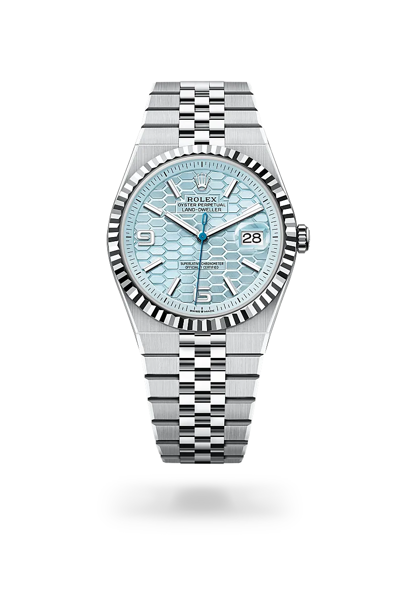 Rolex Land-Dweller 40 Oyster, 40 mm, platinum