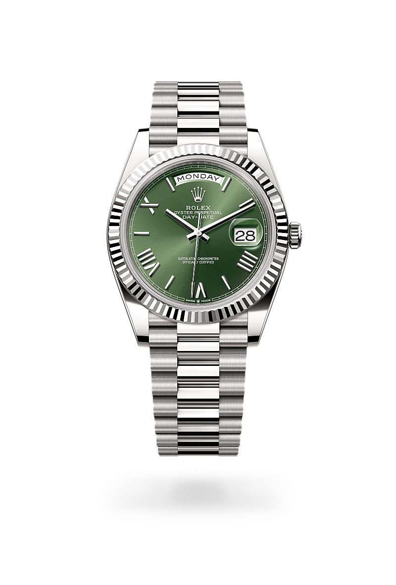 Rolex Day-Date 40 Oyster, 40 mm, white gold
