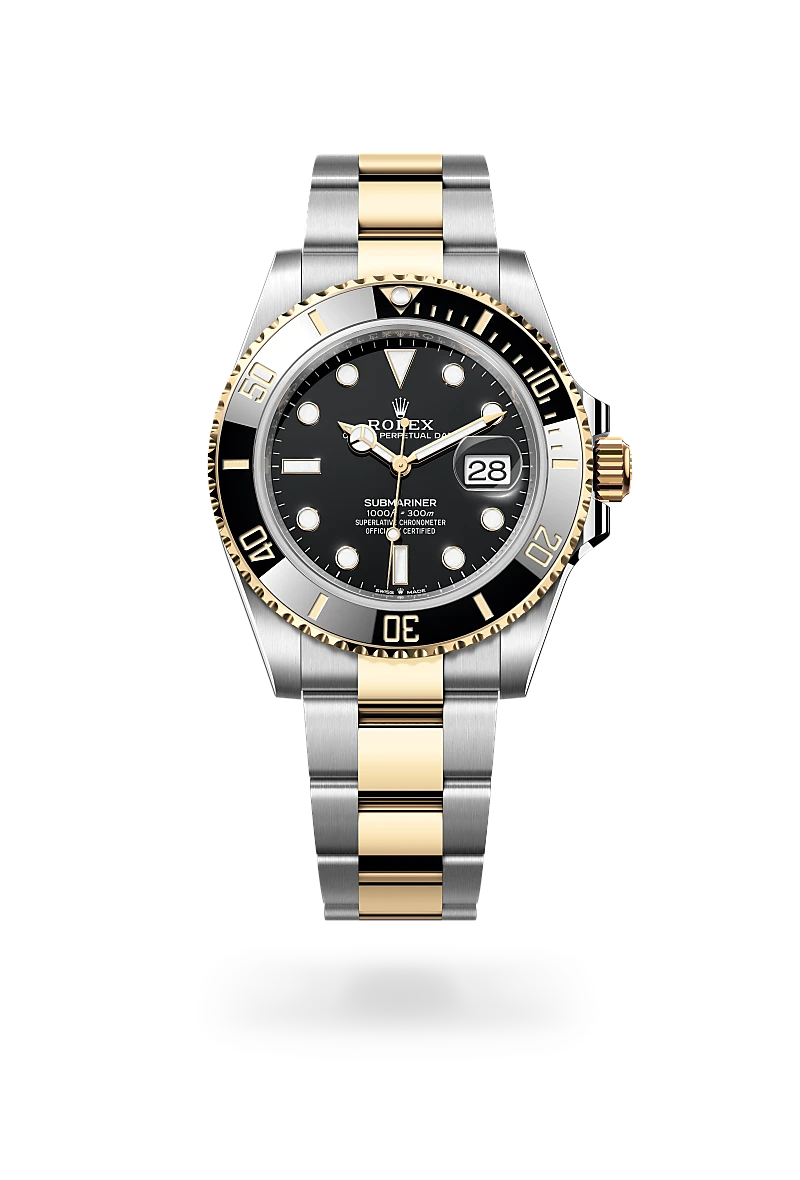 Rolex Submariner Date Oyster, 41 mm, Oystersteel and yellow gold