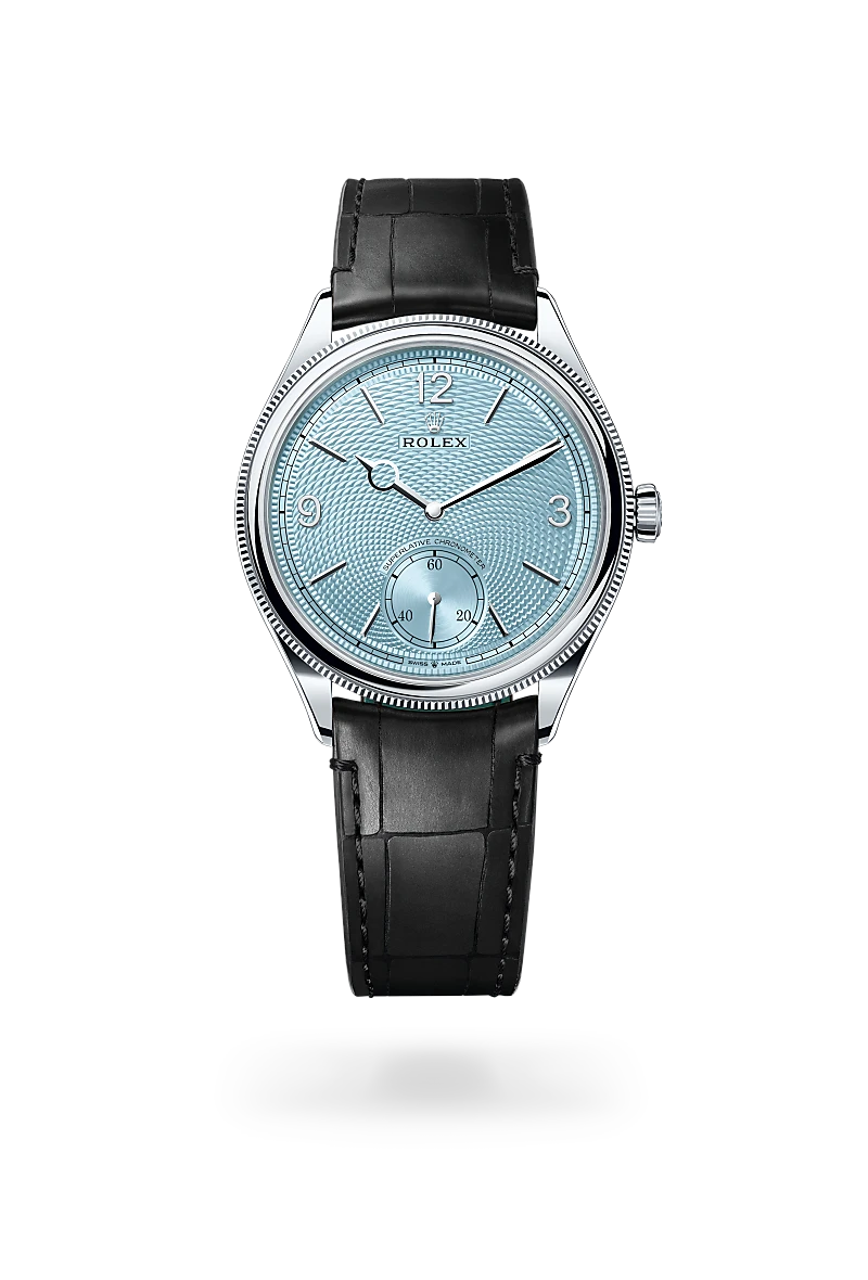 Rolex 1908 39 mm, platinum, polished finish