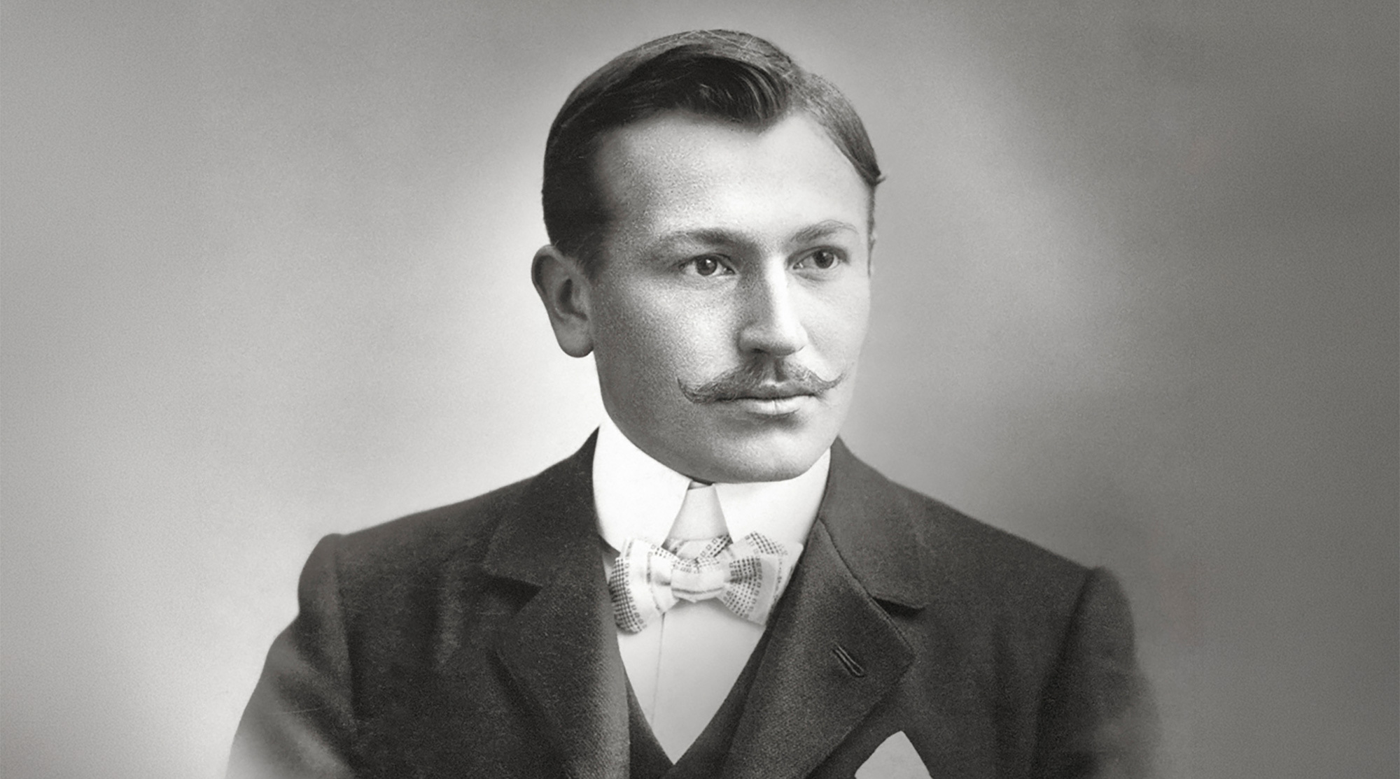 Portrait of Rolex founder Hans Wilsdorf