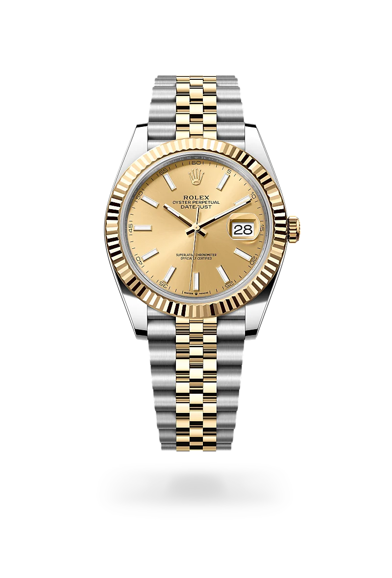 Rolex Datejust 41 Oyster, 41 mm, Oystersteel and yellow gold